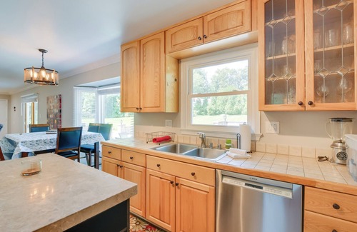 Aspen Hill House | Rockville Home: Patio Oasis, Fireplace, Near DC!