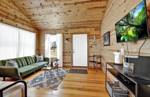 Fredericksburg Cabin | Rocky Ridge Cedar Cabin With Hot Tub & Amazing Views