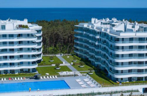 Rogowo Apartment | Rogowo Luksusowe apartamenty nad morzem z widokiem na jezioro i basen wraz z prywatnym wejściem na plażę