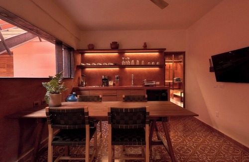 Ruta Independencia Apartment | Rojo: Stylish Oaxaca Apartment w/Terrace Views in Historic Center