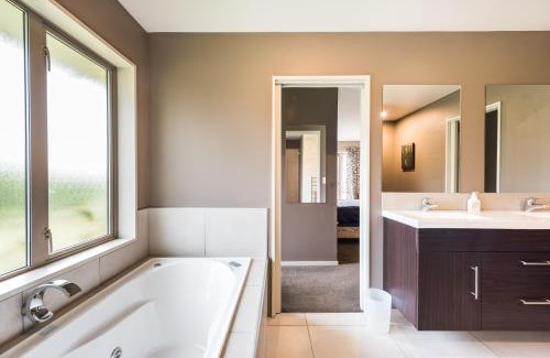 Rolleston House | Rolleston Paradise-Master Bedroom with Ensuite Only