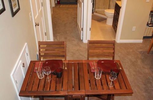 Berrien Springs Apartment | Romantic and Peaceful Relaxation in the Woods with Hot Tub