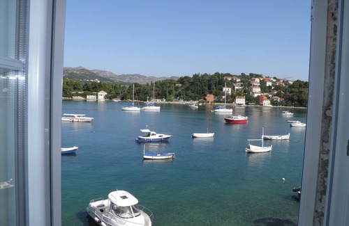 Kolocep Island Apartment | Romantic apartment surrounded by ancient walls, two meters from the sea