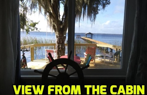 St. Augustine Cabin | ~ ROMANTIC CABIN & HOUSE Sleeps 6 ~ ST. JOHN’S RIVER~ Bring Kayaks!