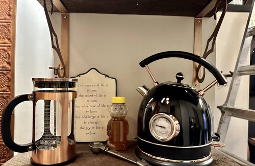 St Croix Falls Apartment | Romantic Copper ROOM at historic 123 S Washington