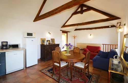 Castels House | Romantic cottage with huge swimming pool walking distance from medieval village