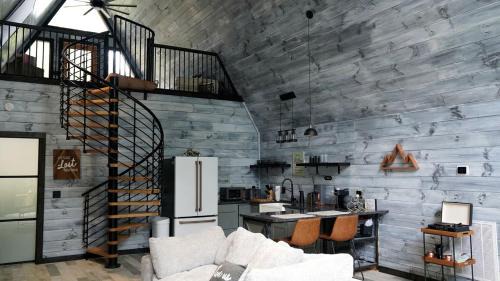 Dobson Ski Chalet | Romantic Escapes in this Stunning A-Frame in North Carolina with Access to a Private Hot Tub and Fire Pit