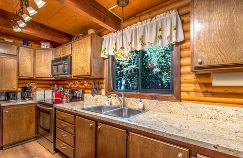 Idyllwild Cabin | ROMANTIC LOG CABIN ~ Quiet, Clean, Cozy ~Walk to Trails, 3 Min to Town!