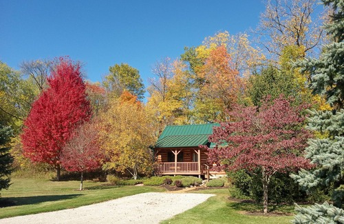 Stockwell Cabin | Romantic log cabin getaway--45 min NW of Indianapolis