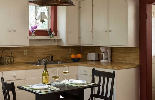 Cat Spring Cabin | Romantic Mystic Woods Cabin~Private Hot Tub with Optional B&B & TX Ranch Activities!