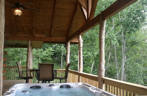 Clyde Cabin | Romantic One-Bedroom Cabin with a Fireplace near Asheville, North Carolina