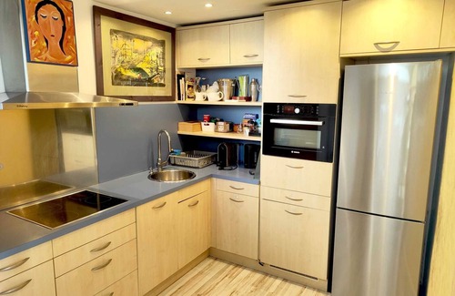 Vallpineda Apartment | ROMANTIC. Over the sea duplex, beach & pool.