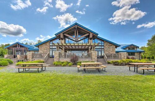Pocono Lake House | Romantic Pocono house - stream, lake, beach, pool, firepit