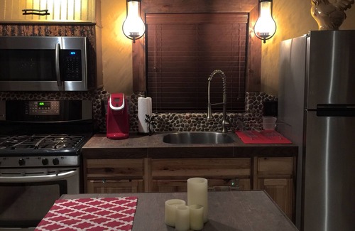 Prescott House | Romantic property on a seasonal creek with personal waterfall. Dog friendly!