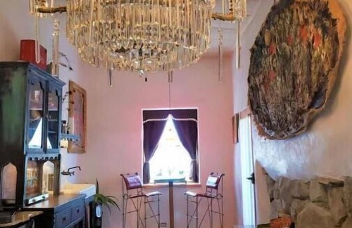 Cerrillos House | Romantic, Rock Carriage House, Hot Tub, Woodstove, Kitchen on Historic Property
