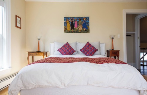 Advocate Harbour Bed & Breakfast | Romantic Victorian guest room for two close to the ocean and hiking trails
