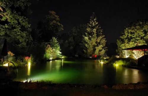 Hessisch Oldendorf House | Romantic Wooden Lodge,Sauna,Schwimmteich,alleinstehend,absolut ruhig
