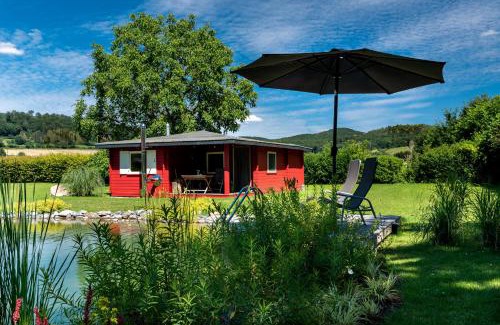 Hessisch Oldendorf House | Romantic Wooden Lodge,Sauna,Schwimmteich,alleinstehend,absolut ruhig