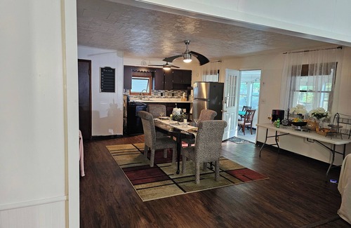 Bitely Cottage | Romantic woodland cottage vacation rental in Baldwin. Pet friendly!