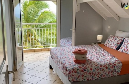 Trois-Rivieres Apartment | Roof Top Créole Vue Mer, Piscine au sel, Plage Proche