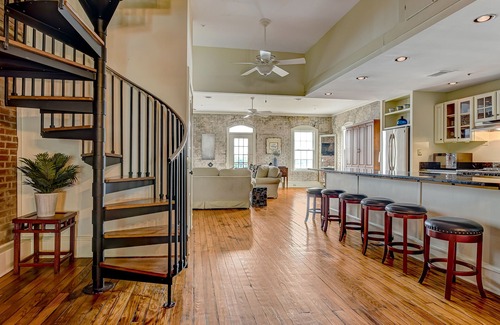 Historic District - North Condo | Roof Top Deck With Views of the Savannah River!