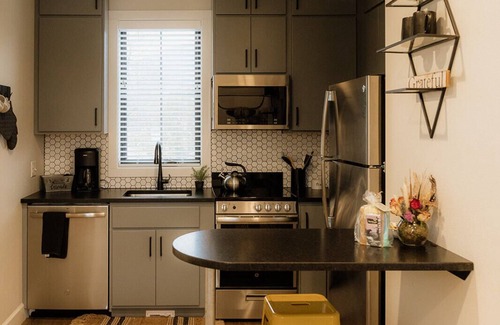 Northside Condo | Rooftop deck condo - hot tub/fire pit - walking distance to downtown!