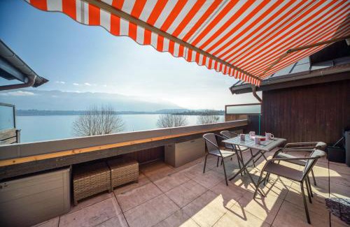 Le Bourget-du-Lac Apartment | Rooftop pieds dans l’eau, terrasse, parking sécu