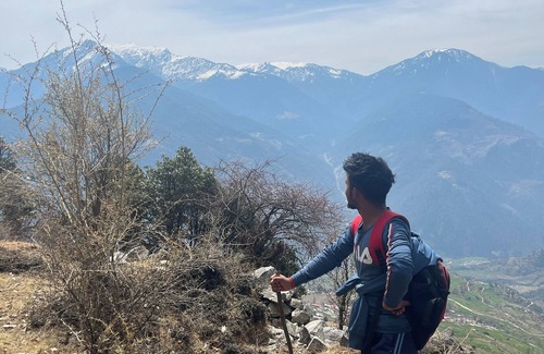 Kharsali House | Room 1 - Wondering himalaya view from Our homestay . Fantastic View and nature