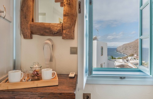 Skala Apartment | Room 'Double Sea View No 1' with Sea View, Wi-Fi and Air Conditioning