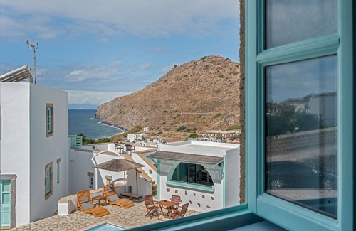 Skala Apartment | Room 'Double Sea View No 1' with Sea View, Wi-Fi and Air Conditioning