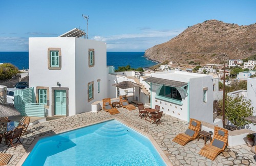 Skala Apartment | Room 'Double Sea View No 1' with Sea View, Wi-Fi and Air Conditioning