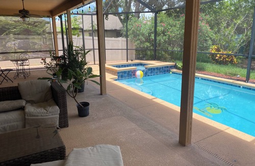 Merritt Island House | Room in Tropical house with Pool