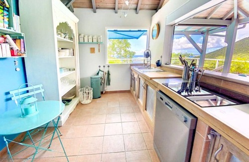 Almond Grove House | Room in Villa Casa Blue, swimming pool, sea view