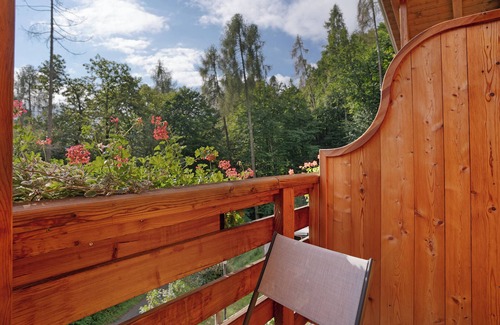 Roncegno Apartment | Room 'Larice' with Mountain View, Shared Garden and Balcony
