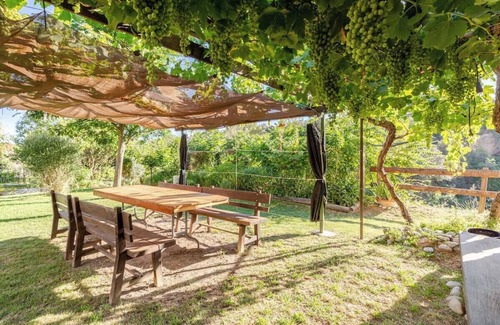 Hoz y Costean Cottage | Room with private living room, bathroom and terrace in a rural house