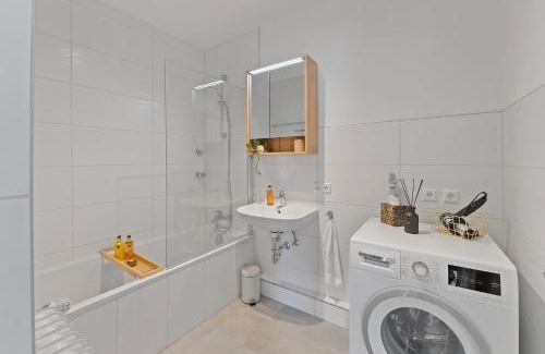 Bad Rappenau Apartment | Roomfall Apartment am Kurpark mit TG & Wifi & Balkon