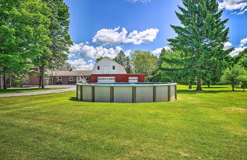 Montour Falls House | Roomy Montour Falls Retreat w/Private Pool!