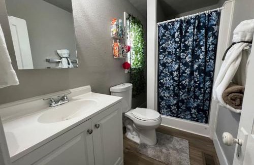 North Park House | Roomy single bedroom with a huge back yard