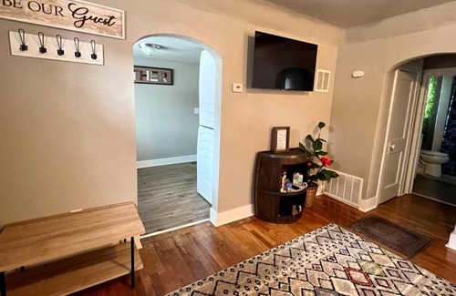 North Park House | Roomy single bedroom with a huge back yard