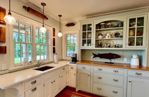 Great Barrington House | Rosecliff: Ultra-Lux Pool, Big Views, Green River, Sleeps 15