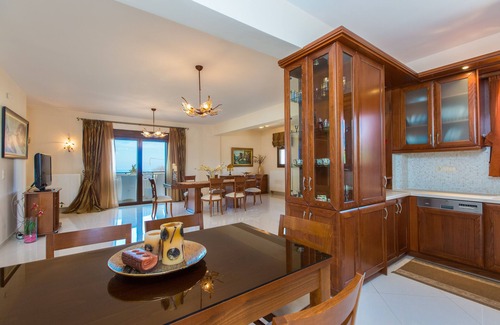 Roussospiti Villa | Rosemary Villa, 45m2 pool, large terrace, walking distance to shops