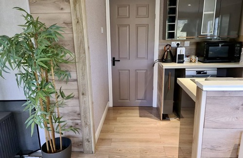 Farden Cabin | Rowan Tree Lodge with Hot Tub, a beautiful Woodland Retreat in Shropshire
