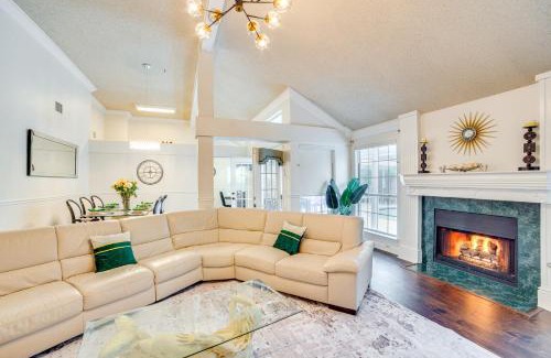 Rowlett House | Rowlett Escape with Fire Pit and Lake Views