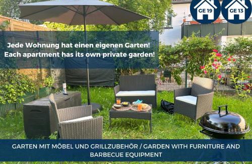 Uckendorf Apartment | RtR Gelsenkirchen - Bis zu 8 Personen - Voll ausgestattet - Modern - Garten - SMART TV - WIFI