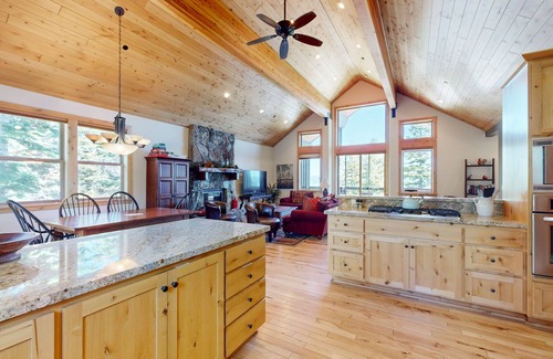 Tahoma House | Rubicon Bay stunner with lake views, hot tub, private beach, & balcony - dogs OK