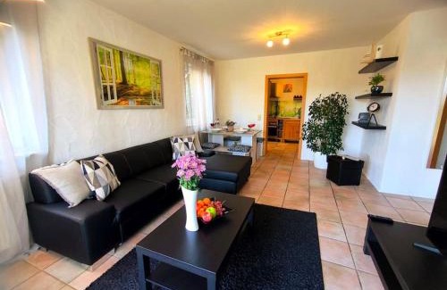 Katzweiler Apartment | Ruhige Ferienwohnung mit Garten am Fluss