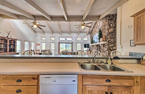 Ruidoso House | Ruidoso Home w/Private Wet Bar & Pool Table