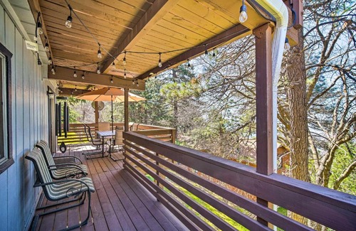 Running Springs House | Running Springs Cabin with Large Deck and View!