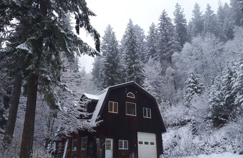 Crescent Valley House | Rural Chalet Style Ski/Hike in Home