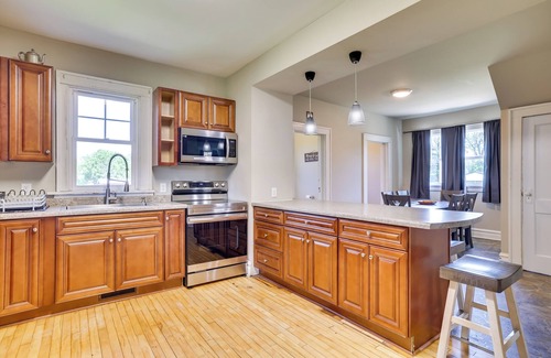 Hixton House | Rural Dog-Friendly Hixton Home: BBQ Ready!
